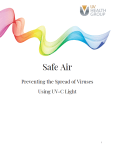 Safe Air: Prefenting the Spread of Viruses